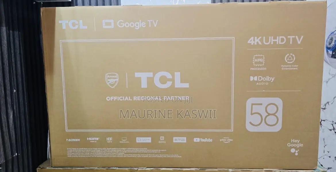 TCL Uhd 58” Inch Google Android P635