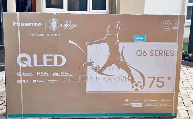 Hisense 75 “ Inch Qled Smart Vida Tv 75q6 (2025)