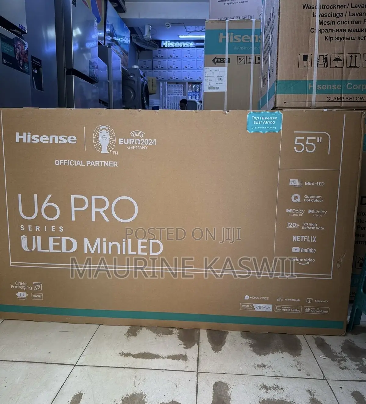 Hisense 55” Inch 55 U6 Pro Mini-Led 55 U6 Pro (2024