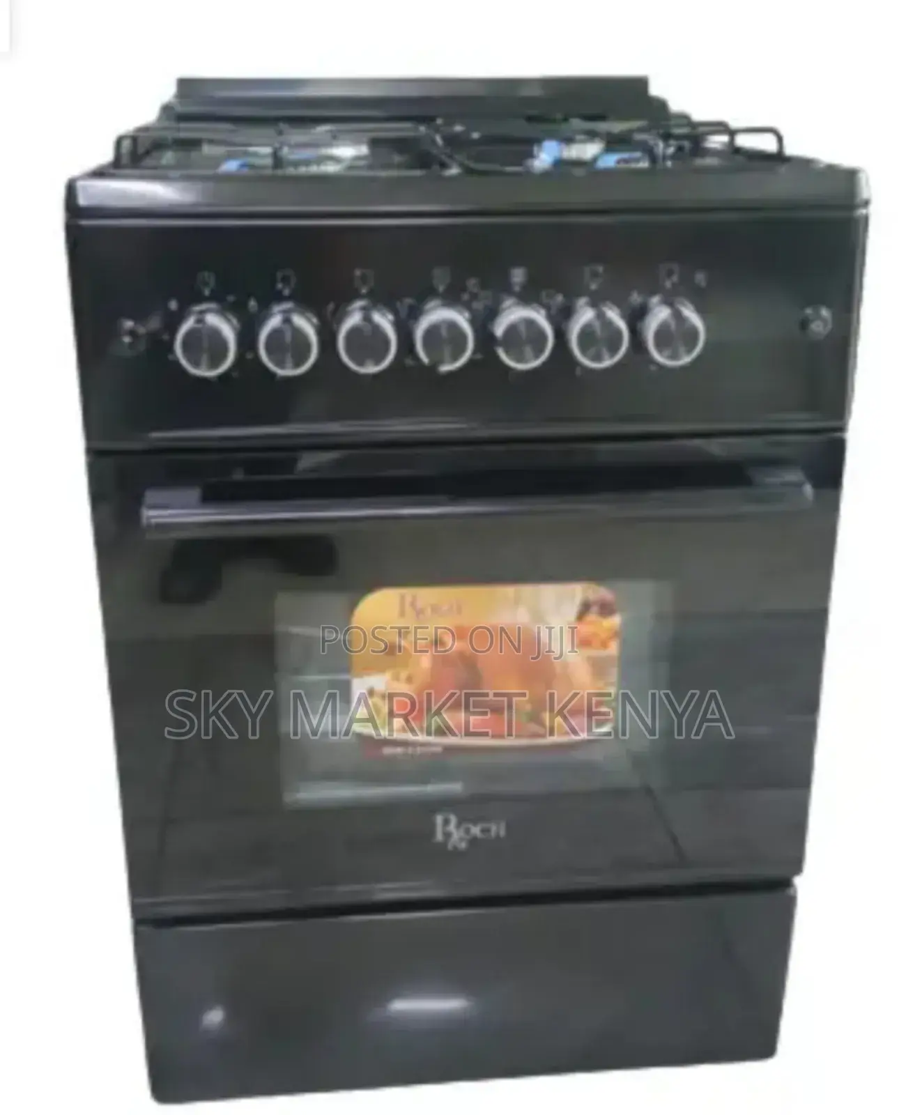 Roch Standing Cooker 60×60 Cm 3 Gas + 1electric