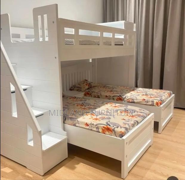 Tripple L- Bunk Beds for Kids Bedroom - main view