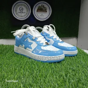 Bapestar 
Blue White 
Sizes 37-45