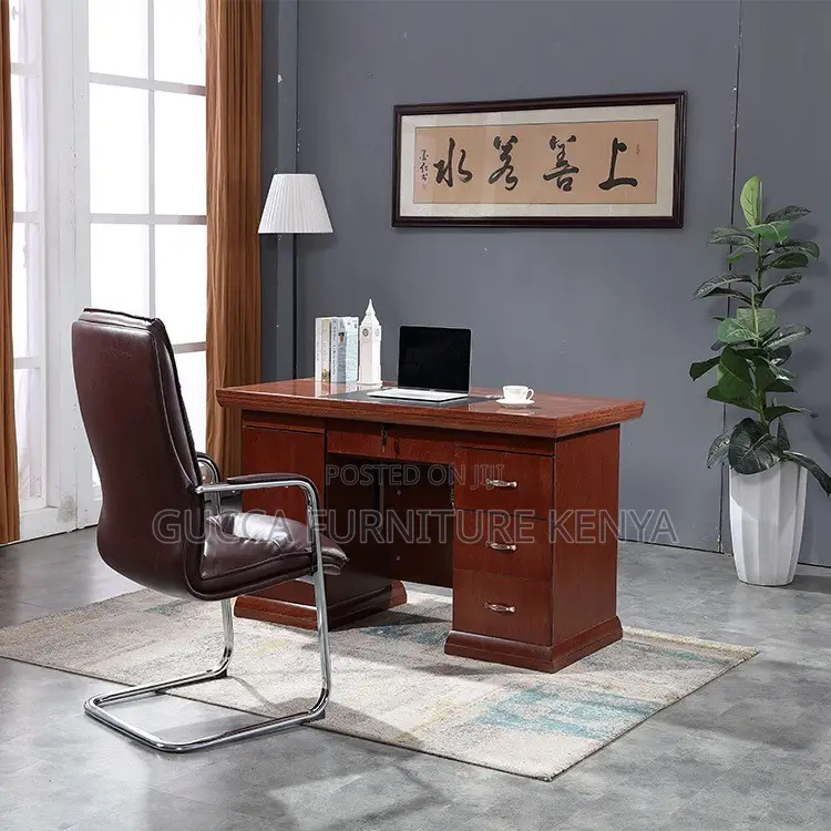 Office Desk: Office Supervisor Single Solid Wood -1200mm
