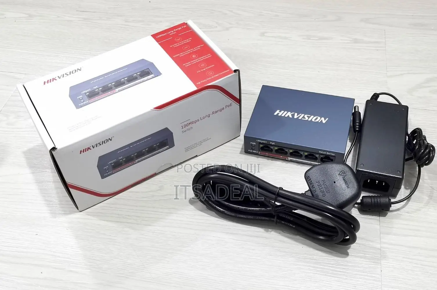 Hikvision Ds-3e0106p-E/M 4 Port Unmanaged Poe Switch