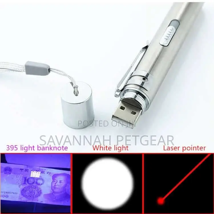 3-in-1 Rechargeable Cat Laser Toy Red Dot Torch, Flashlight