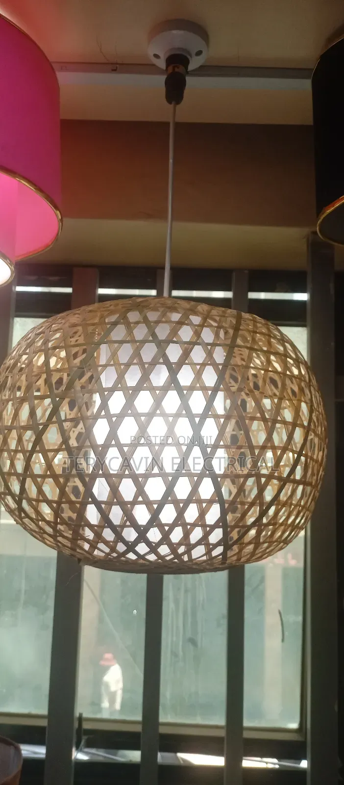 Hanging Bamboo Light Shades