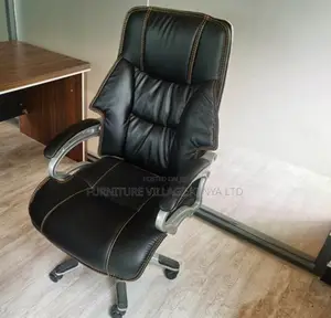 Office Chair:Boss-Style Leather Executive Computer Chair