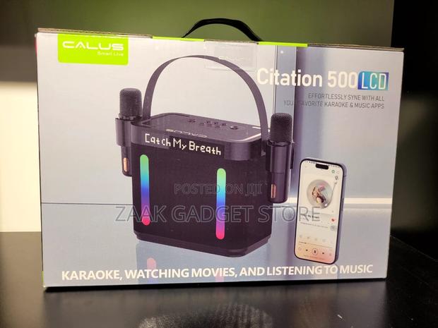 Calus Wireless Karaoke Speaker With Two Wireless Microphones