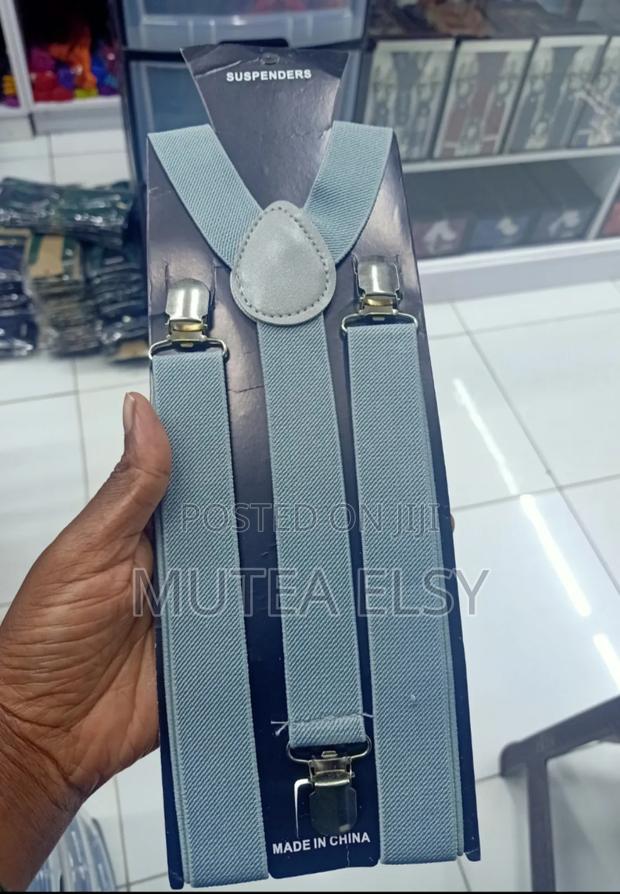 Grey Suspenders - main view