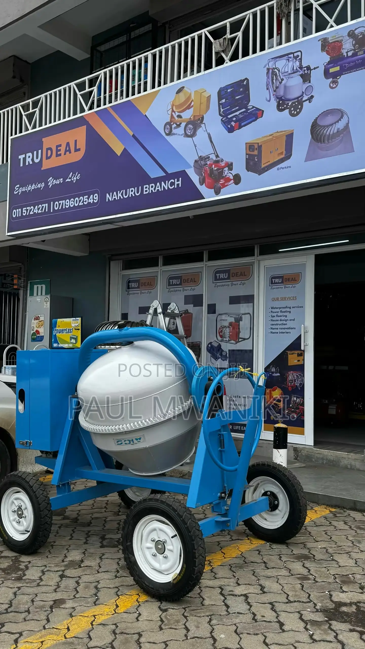 High Quality Portable Concrete Mixer (Aico)