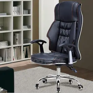 Office Chair ; Generic Orthopedic Leather Office Chair