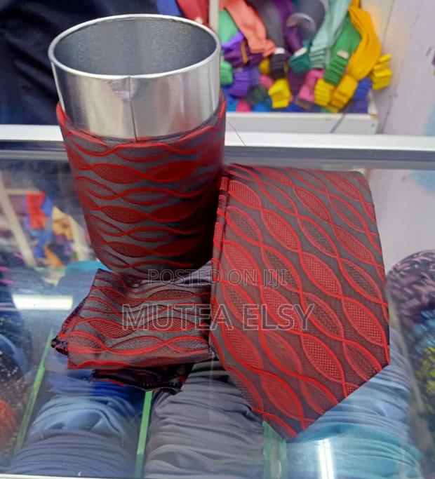 Redwine Executive Geometric Tie Sets - main view