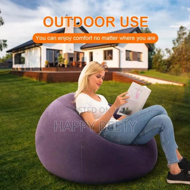 Inflatable Beanbag With Free Manual Pump