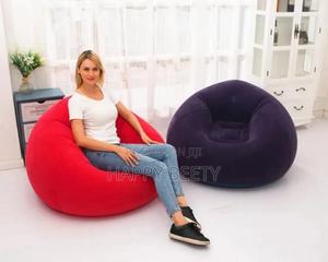 Large Lazy Inflatable Beanbag With Free Manual Pump - thumbnail 2