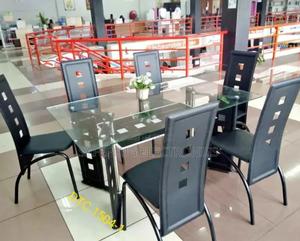 Executive Metallic 6 Sitter Dinning Table - main view
