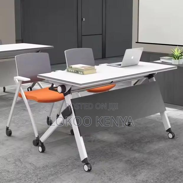 Office Table: 1200mm Foldable Conference Office Table - thumbnail 3