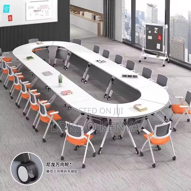 Office Table: 1200mm Foldable Conference Office Table - thumbnail 5
