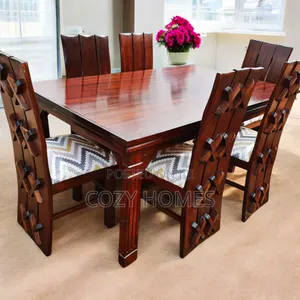 Dining Table a Precious Six (6)- Seater Dining Table, Wooden
