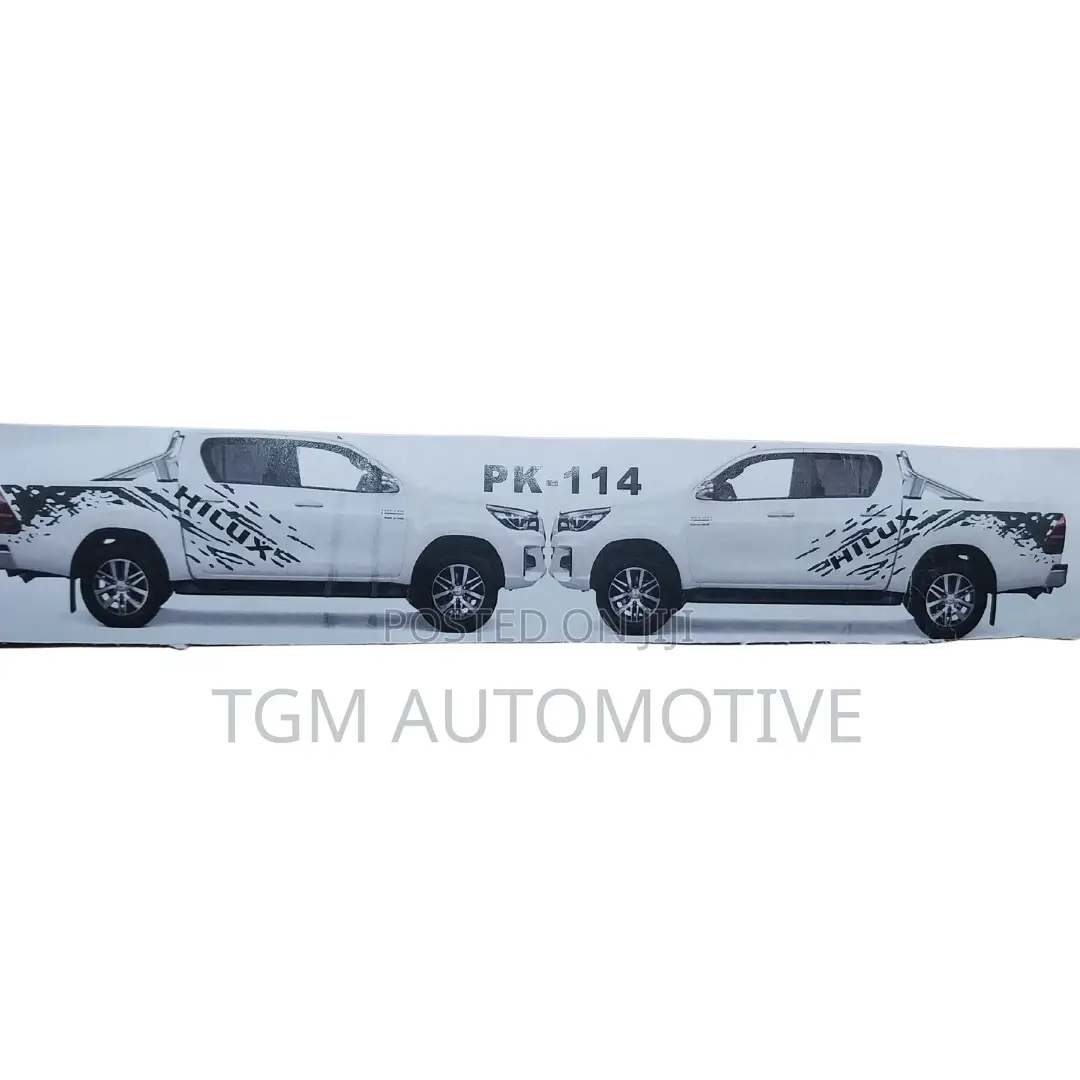 Body Sticker Toyota Hilux - Black