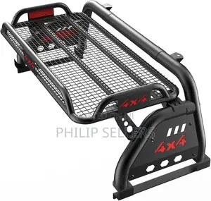 Rack Truck Bed Roll Bar W Cargo Basket for Chevrolet