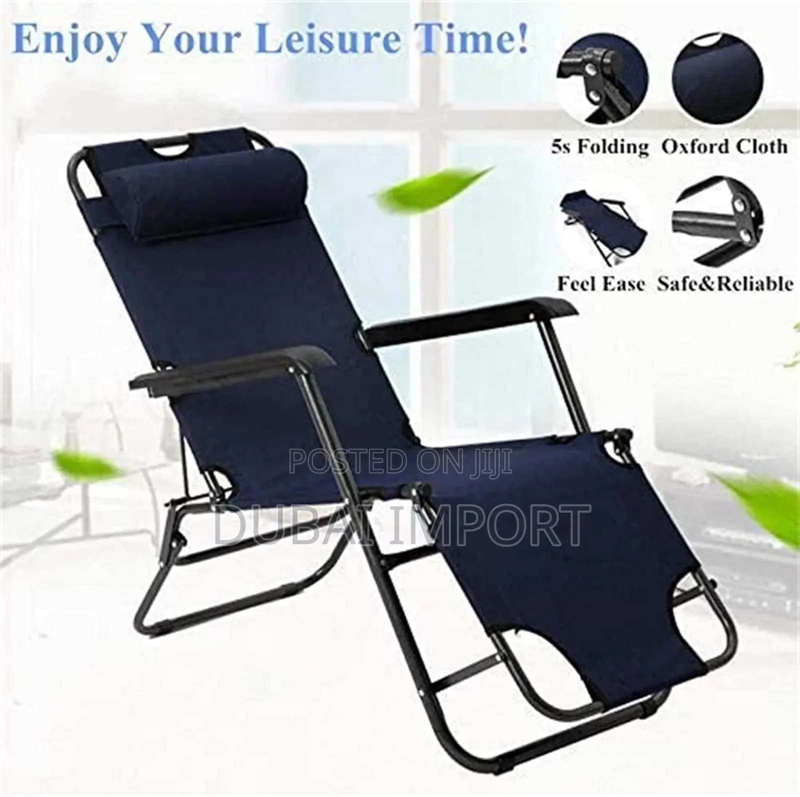 2 in 1 Beach Lounge Camping Chair/Bed