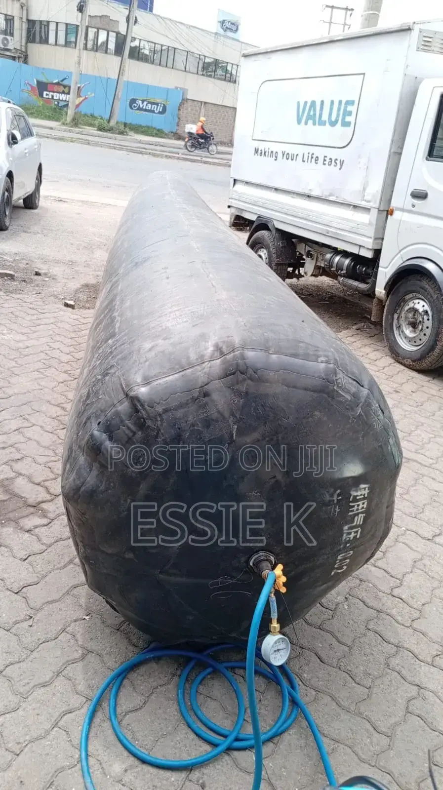 600mm by 9mtrs Rubber Culvert Balloon