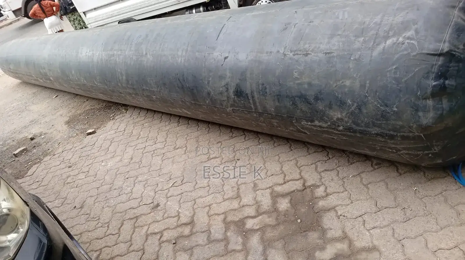 600mm by 9mtrs Rubber Culvert Balloon