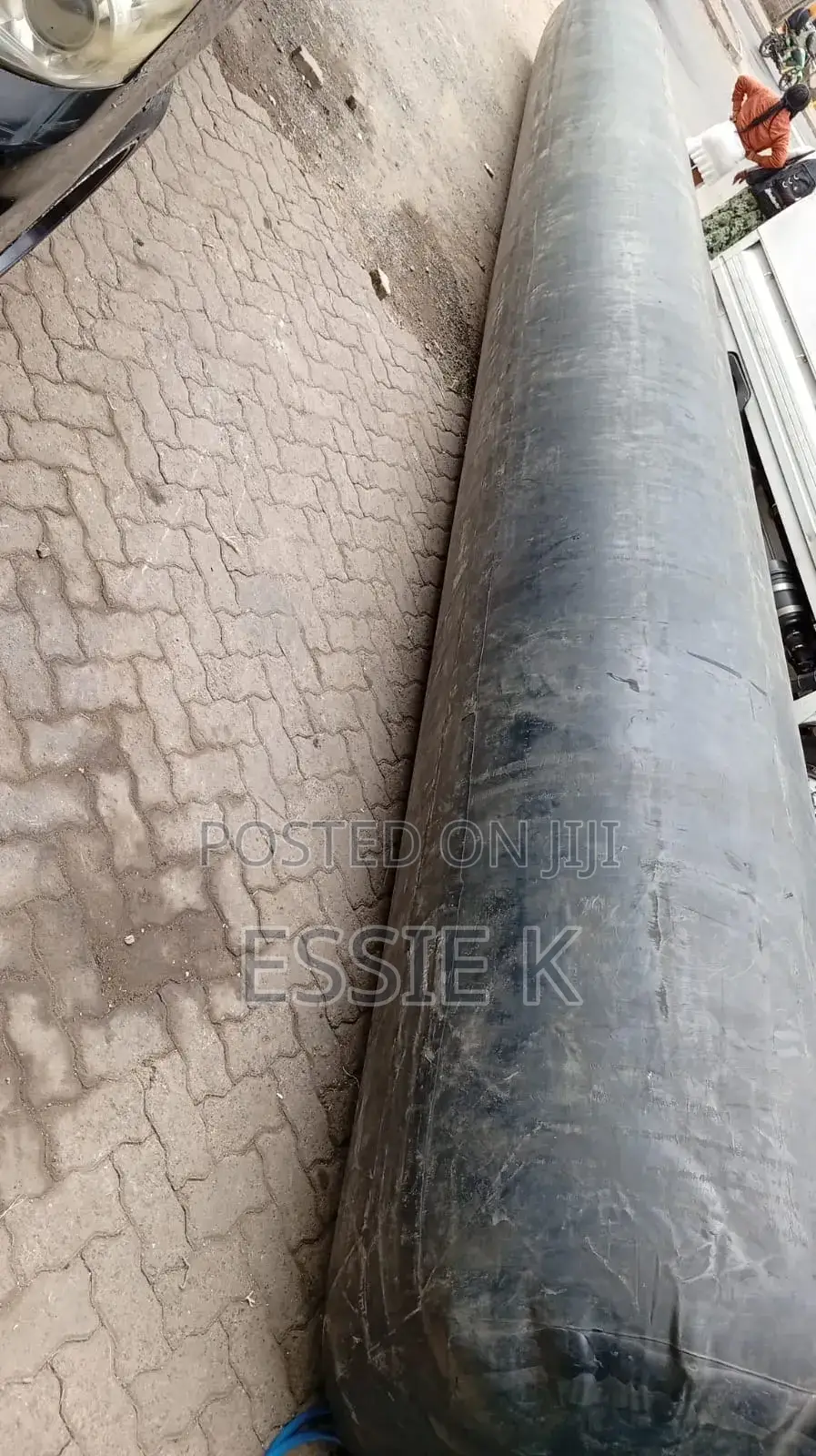 600mm by 9mtrs Rubber Culvert Balloon
