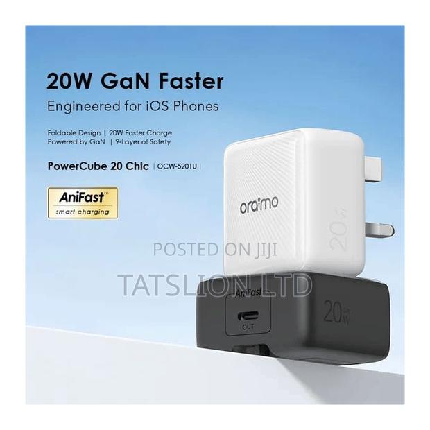 Oraimo Charger Powercube 20 Chic 20w Charger - thumbnail 2