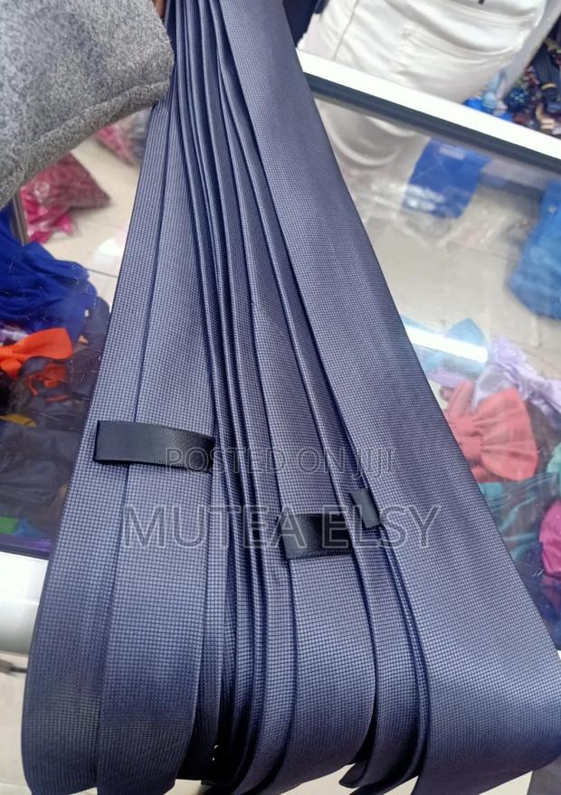 Black Charcoal Grey Executive Single Ties - thumbnail 4