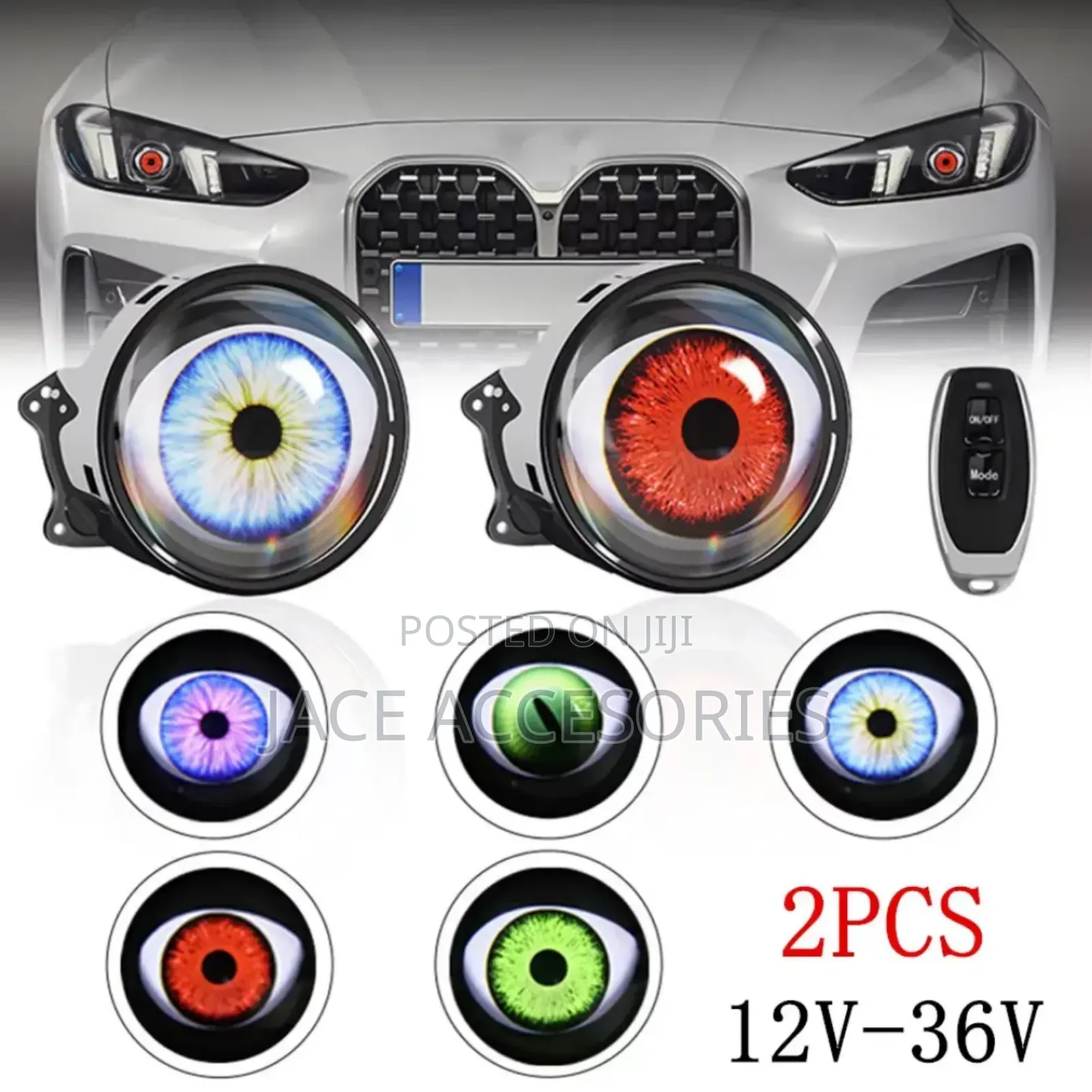 Dynamic Devil Eye Angel Fog Light Lens