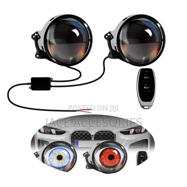 Dynamic Devil Eye Angel Fog Light Lens - thumbnail 2