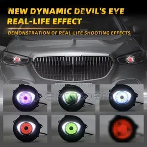 Dynamic Devil Eye Angel Fog Light Lens