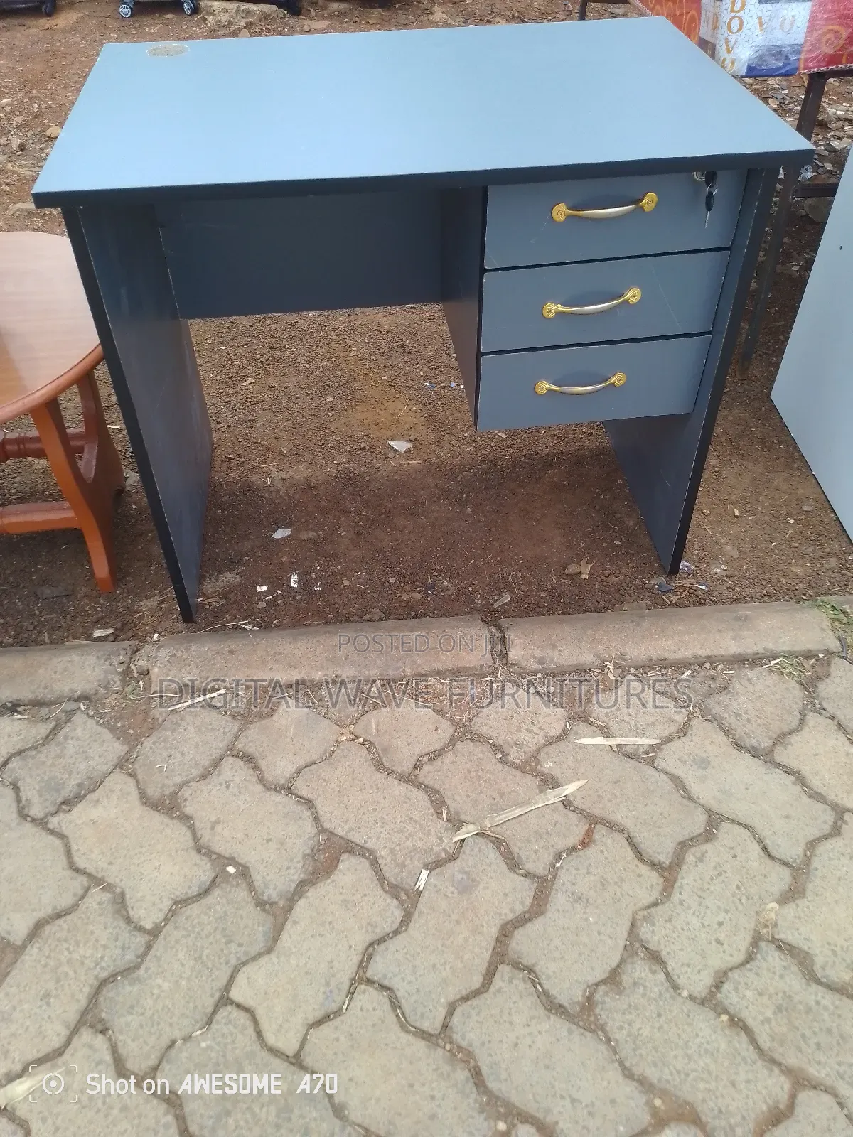 1.2m Grey Office Table Pd4jg