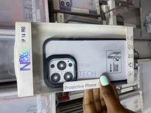 Skinit iPhone 14 Pro New Skin Camera Ring Clear Case-Black