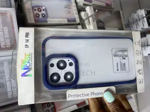 Visoza iPhone 14 Pro New Skin Camera Ring Clear Case-Blue