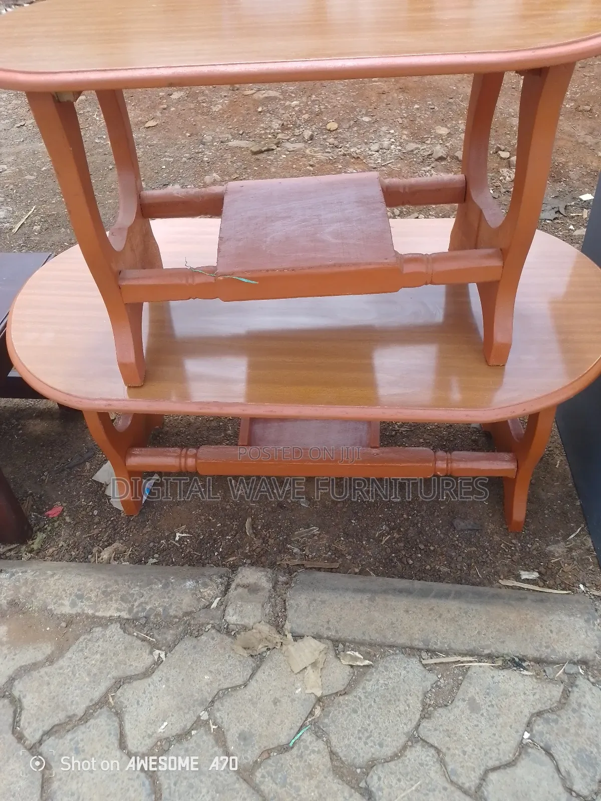 Brown Wooden Coffee Table