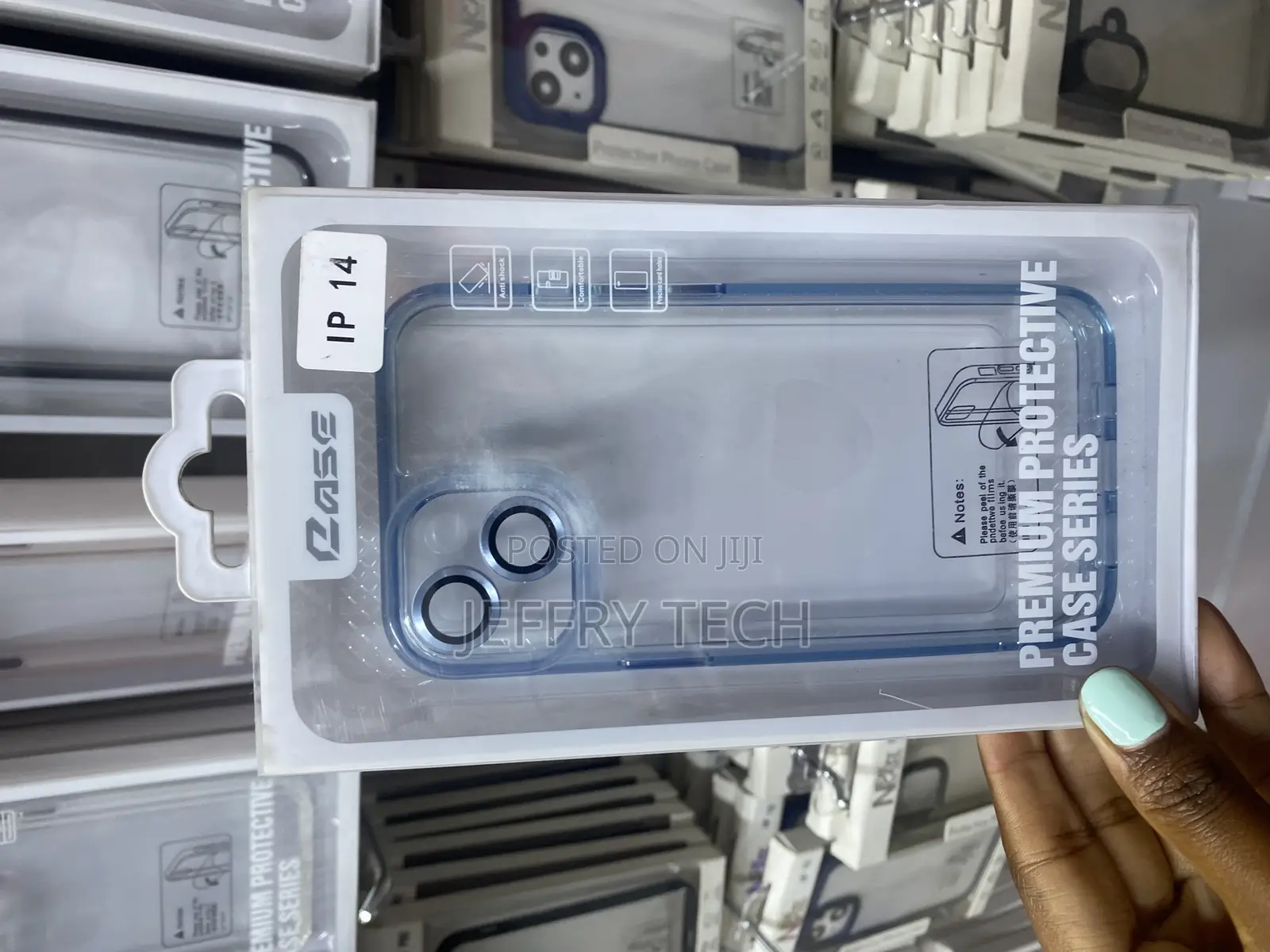 Maska iPhone 14 New Skin Clear Case With Camera Lense