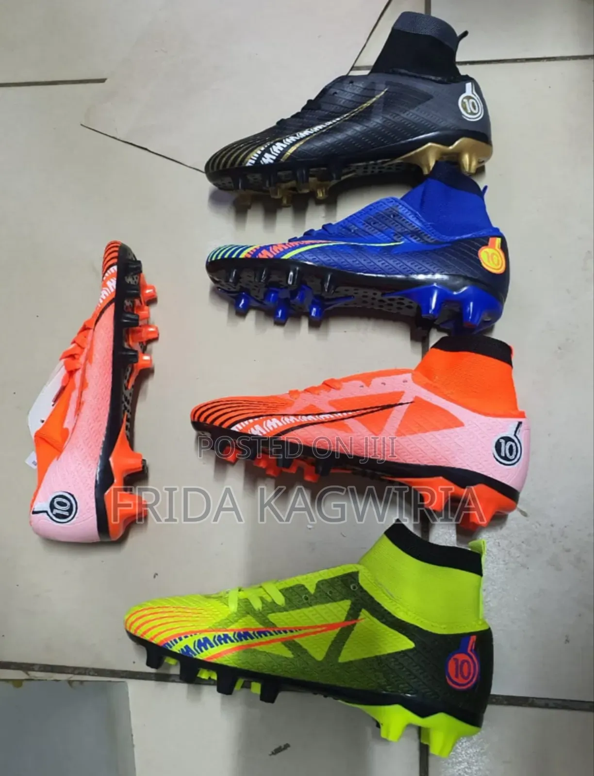 Football Boots With An  Anklet ( Size 37_42)