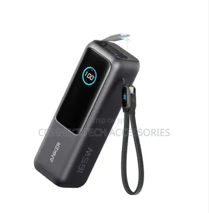 Anker Zolo Powerbank 25,000mah,165w, With Retractable Cable