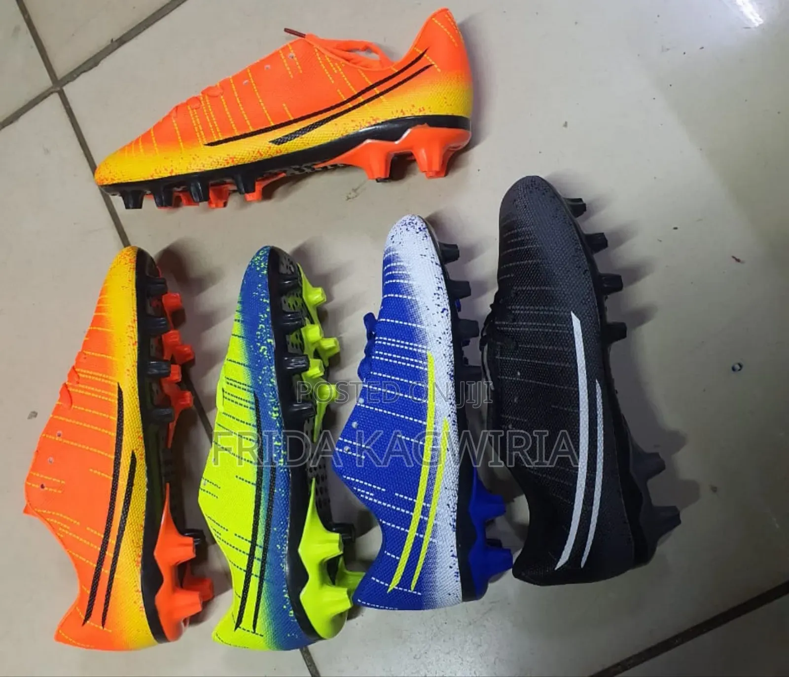 Unisex Football Boots Size 37_42 ( Assorted Colours)