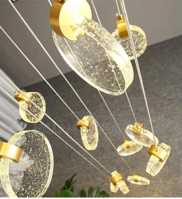 *Round Bubble Crystal Staircase Lights - thumbnail 3