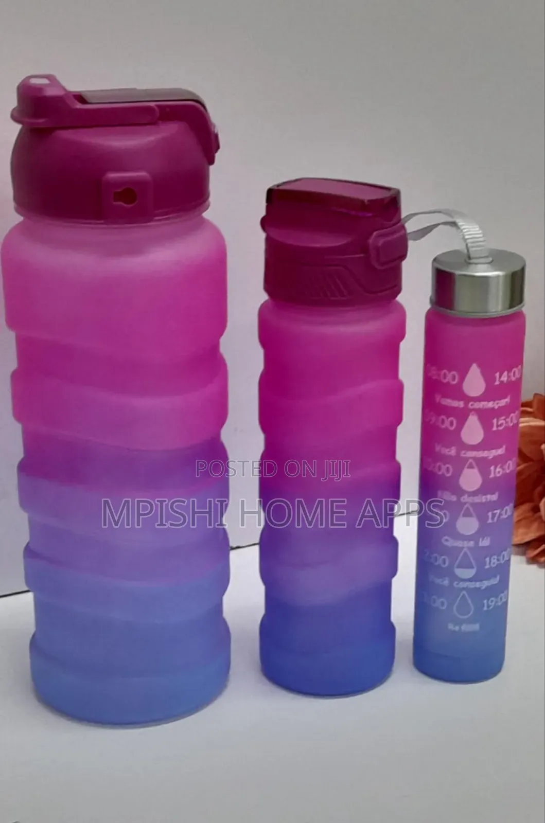 3 In 1 Water Bottle Set