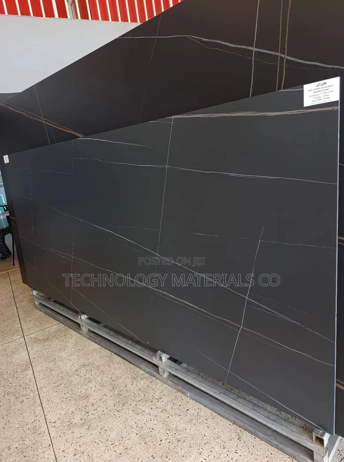 New Larent Black Gold Sintered Stone(270cm * 120cm * 12mm)