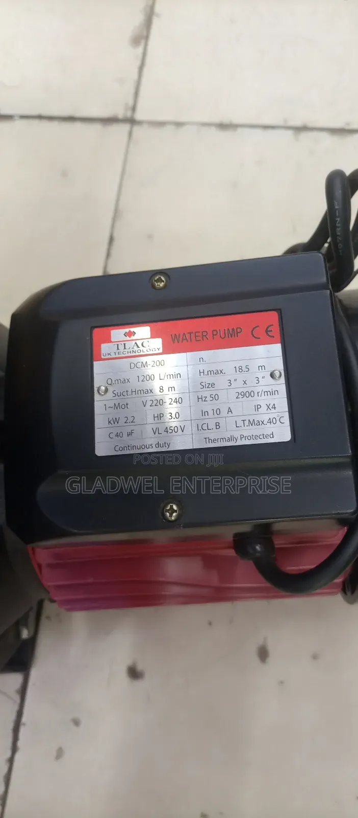 Tlac Uk Water Booster Pump