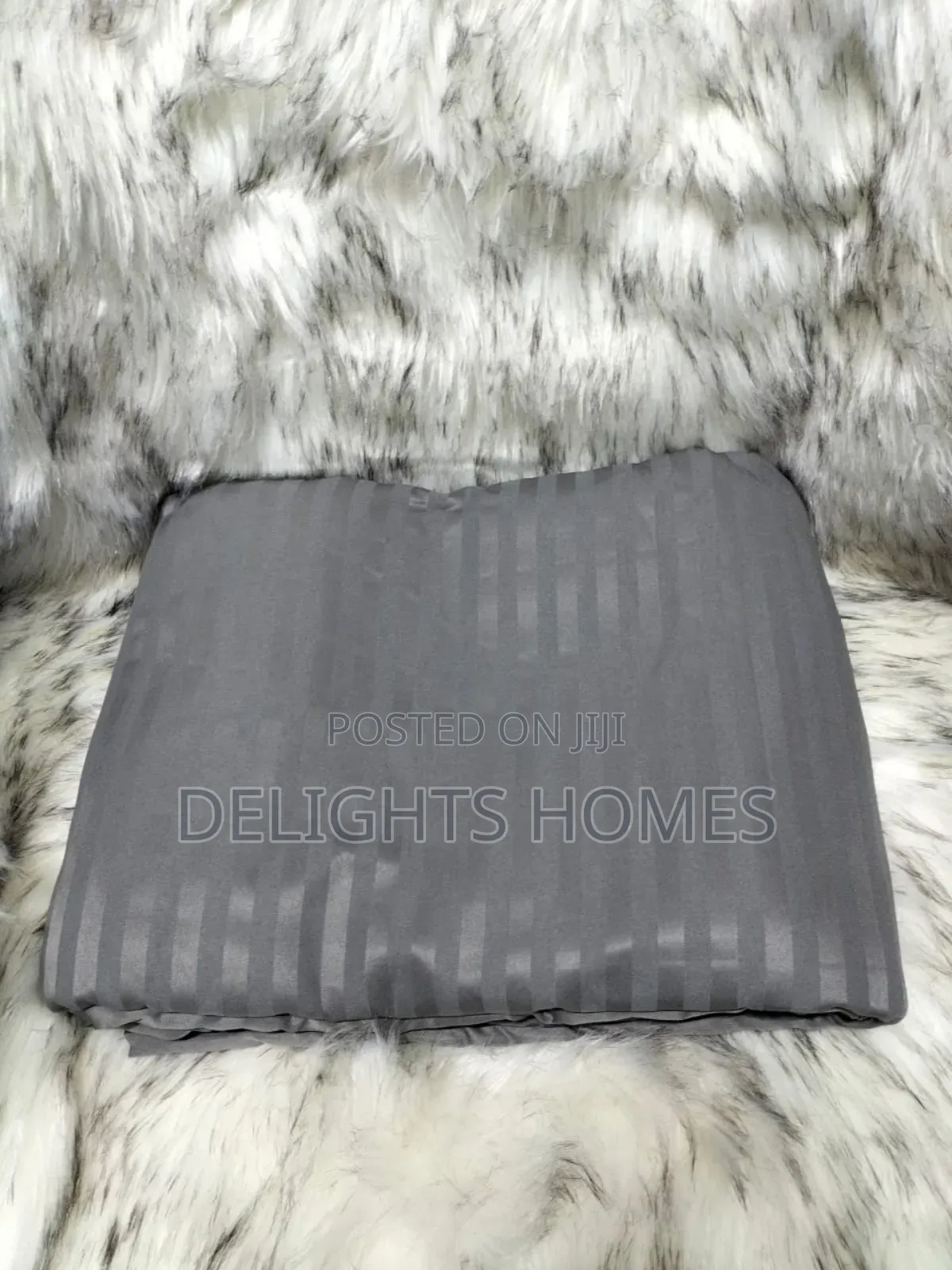 (6pcs) Extra King Size Stripped Cotton Bedsheet-Sk