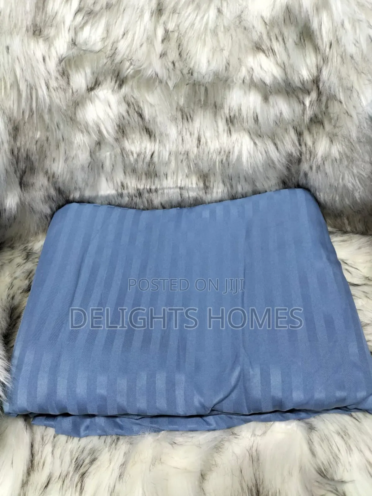 (6pcs) Extra King Size Stripped Cotton Bedsheet-Sk