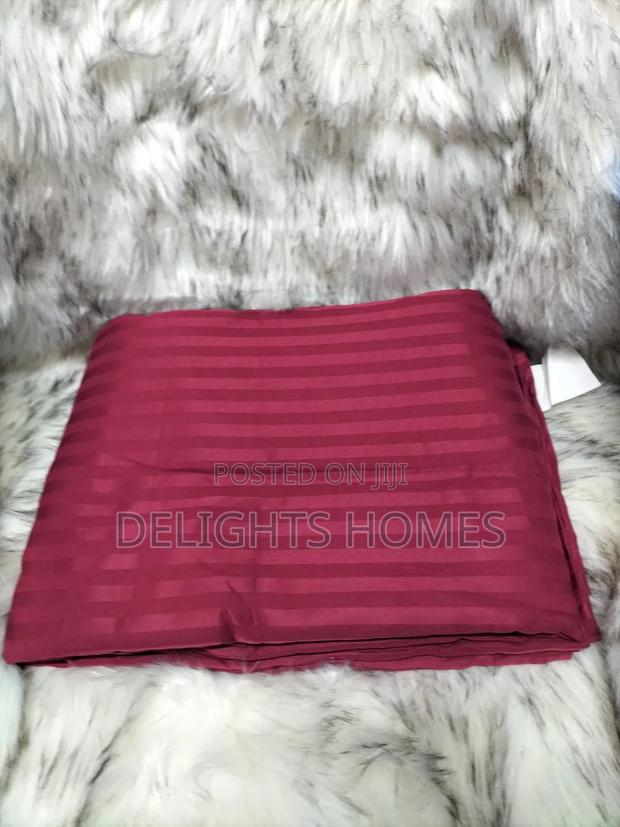 (6pcs) Extra King Size Stripped Cotton Bedsheet-Sk - thumbnail 4