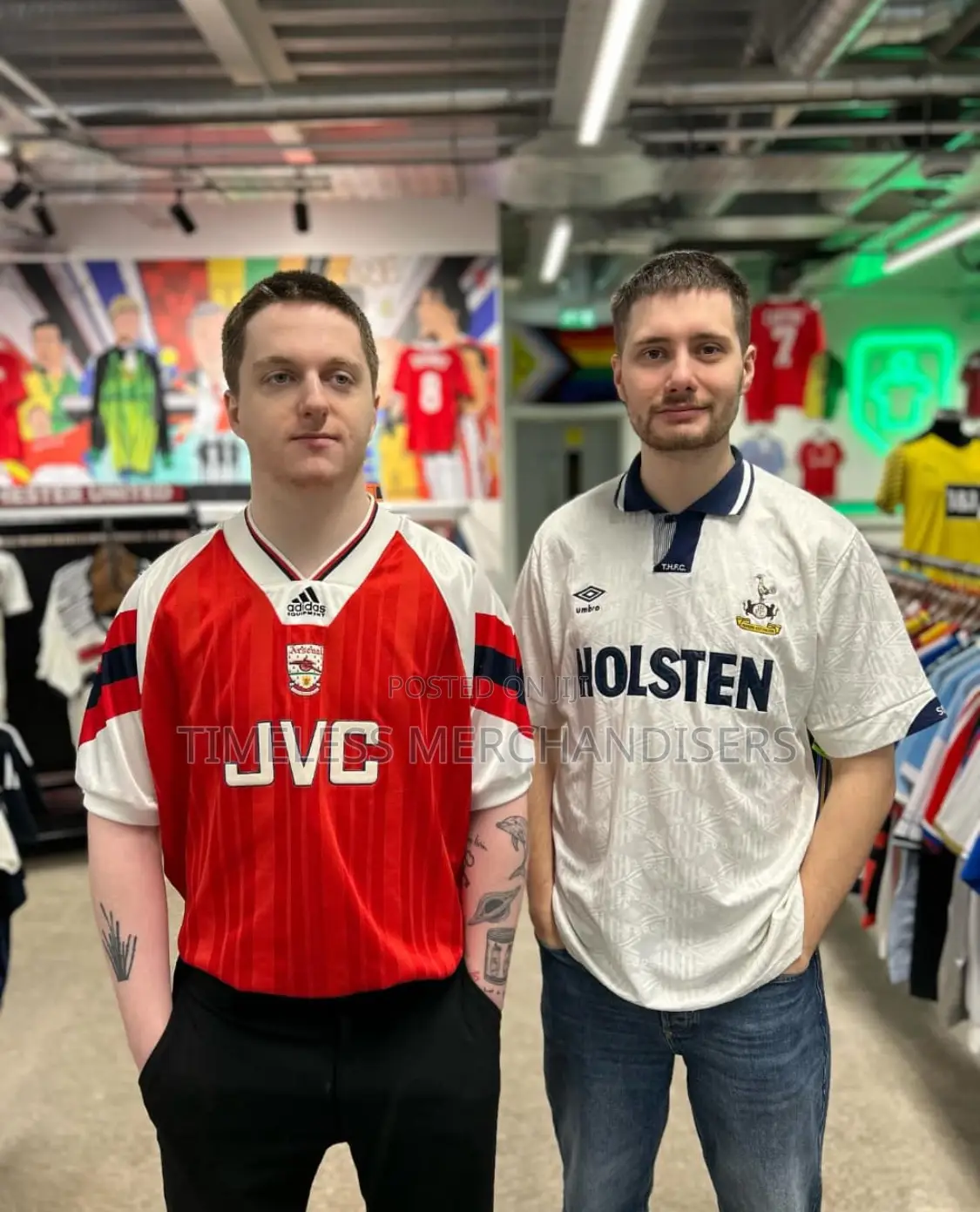 Arsenal JVC Man-U Tottenham Vintage