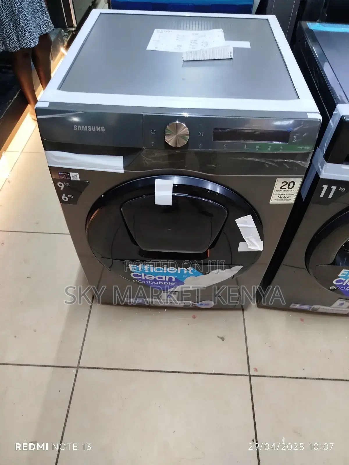 Samsung Wd90t554dbn Front Load Washer Dryer, 9/6 Kg